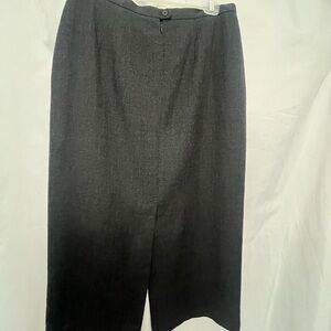 Harve Bernard Midi Wool Skirt